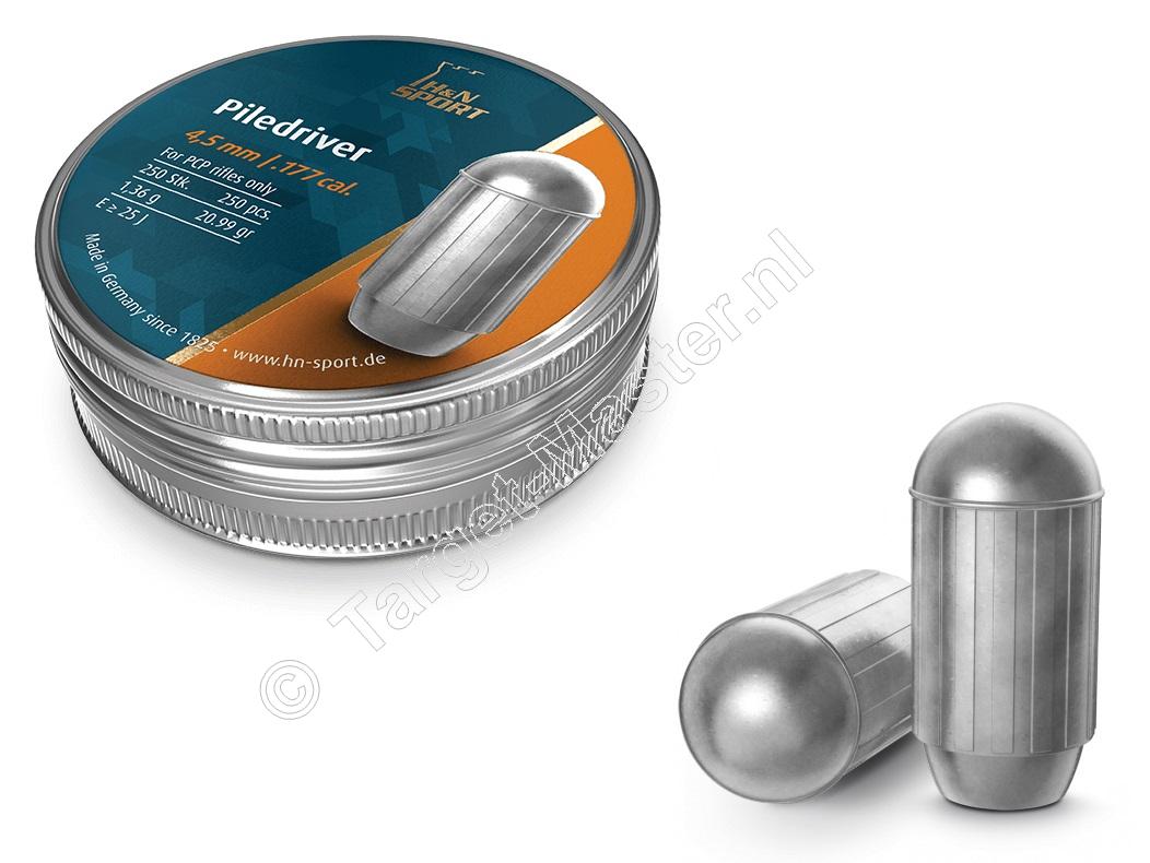 H&N Piledriver 4.50mm Luchtdruk Kogeltjes blikje 250